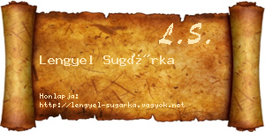 Lengyel Sugárka névjegykártya